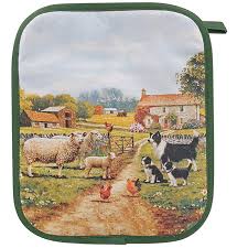 Collie & Sheep Pot Holder