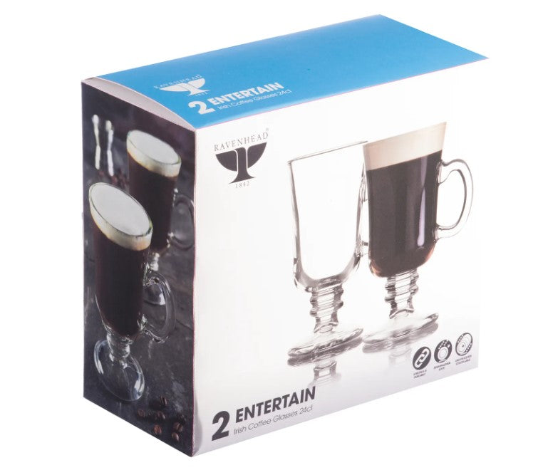 Ravenhead Entertain Set Of 2 Irish Coffee Glasses