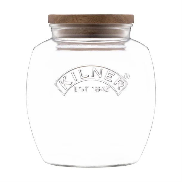 Kilner Universal Jar with Wooden Lid - 4L