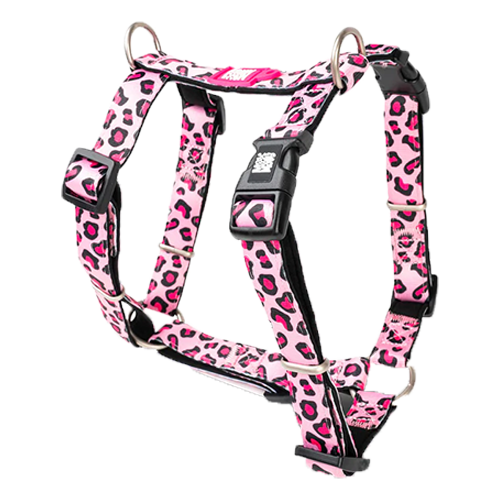 M&M Leopard Pink H Harness