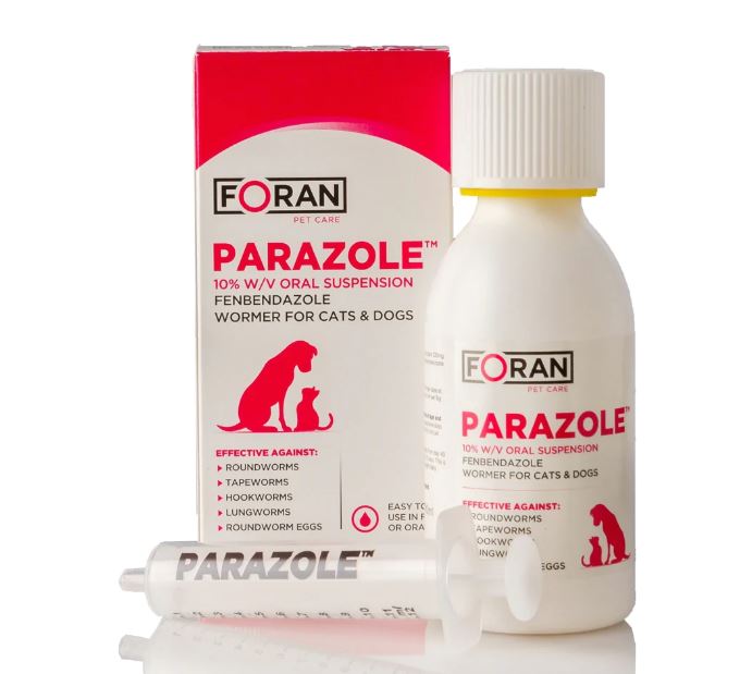 Parazole Wormer For Cats & Dogs 100ml