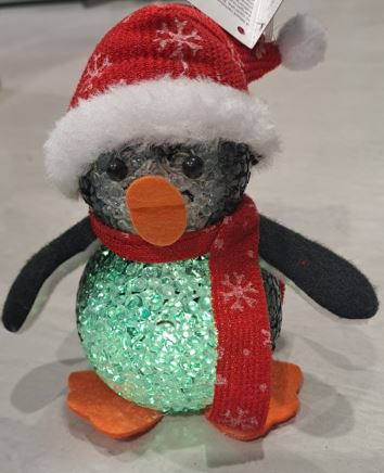 15cm Lit Battery Operated EVA Xmas Character - 2 Assorted