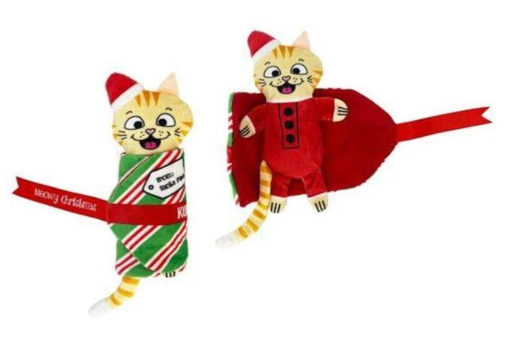 Kong Holiday Pull-a-Partz Present Cat Toy