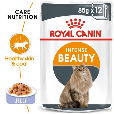 Royal Canin Intense Beauty In Jelly 85g X 12 Pack