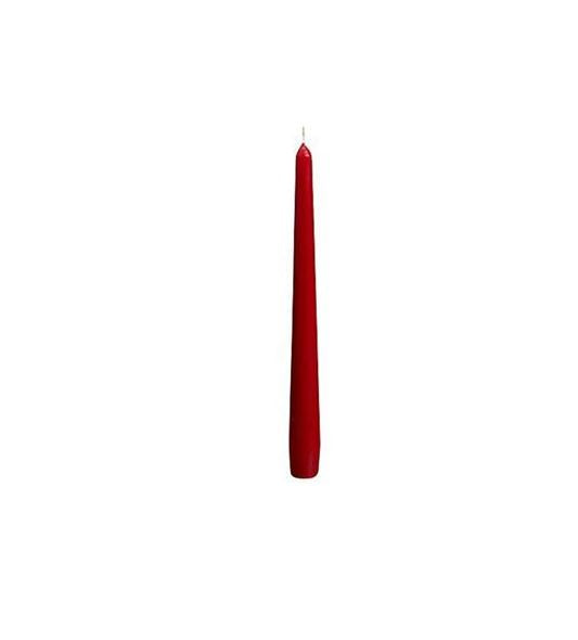 Red Dinner Candles 25cm