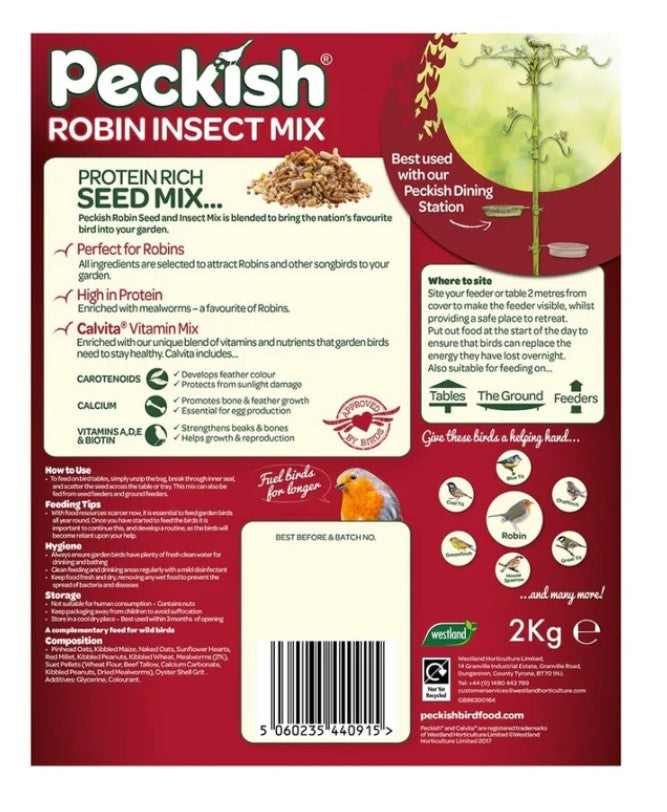 Peckish Robin Bird Seed Mix