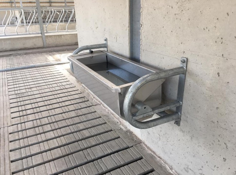 Tip Over Stainless Steel Drinker