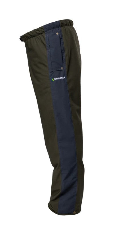 Kaiwaka Stormforce Waterproof Overtrousers - Navy & Green
