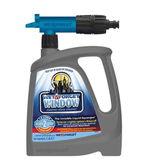 Wet & Forget Exterior Glass Cleaner - 1.4L