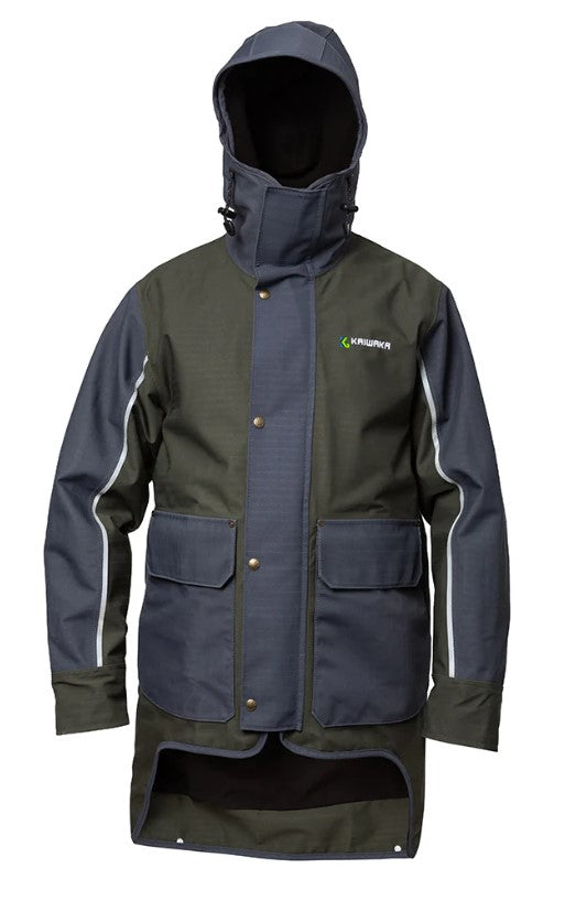 Kaiwaka Stormforce Waterproof Winter Jacket - Navy & Green