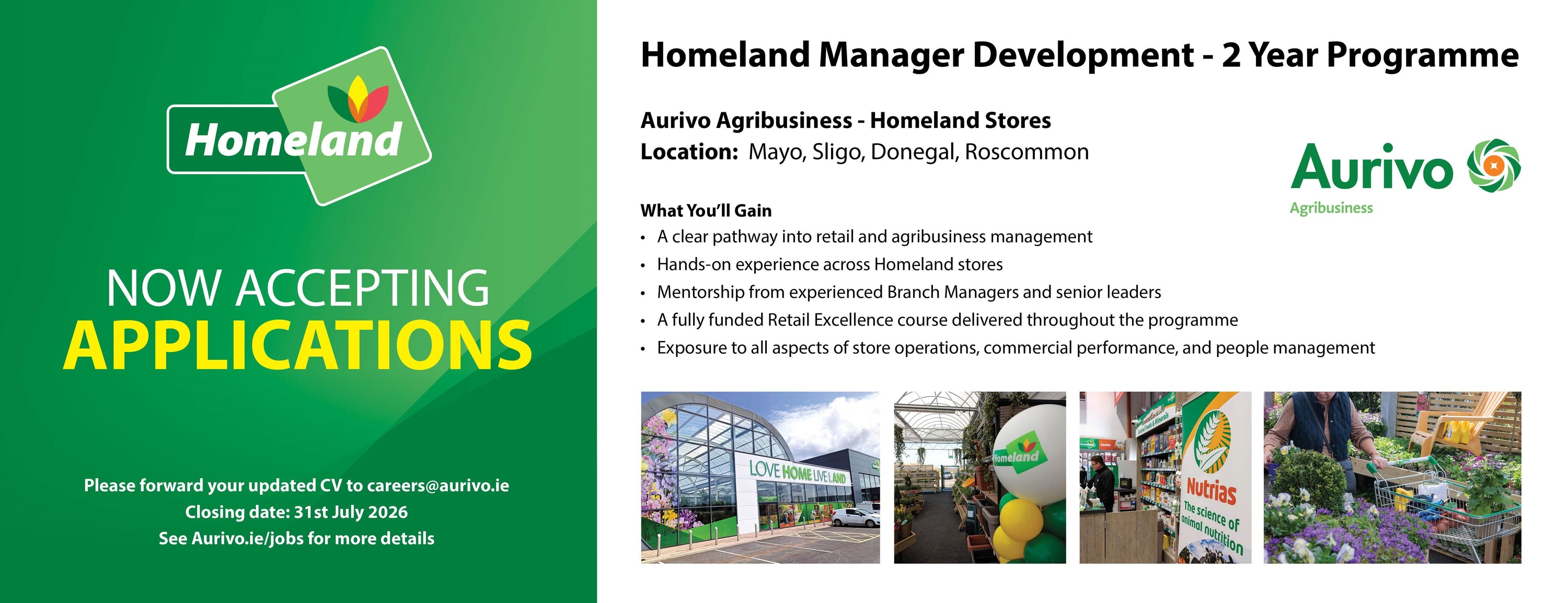Apply Now: Homeland Management Development Programme