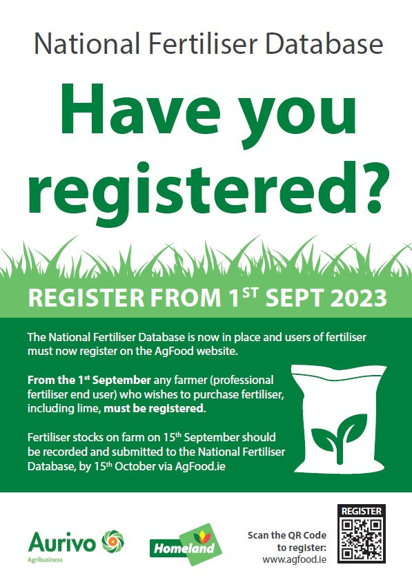 National Fertiliser Database - Have you registered?