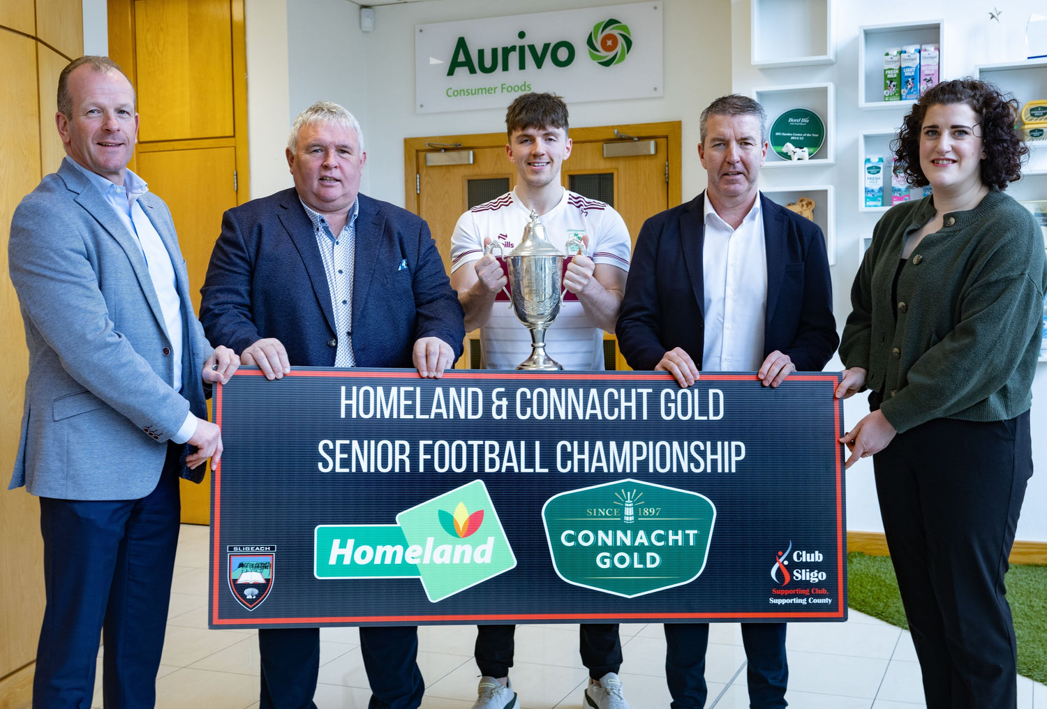 Homeland & Connacht Gold back Sligo GAA Club Football Championships until 2028.