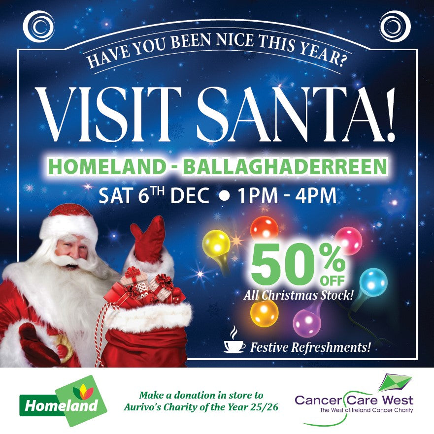 Upcoming Events: Santa is coming to Homeland this December