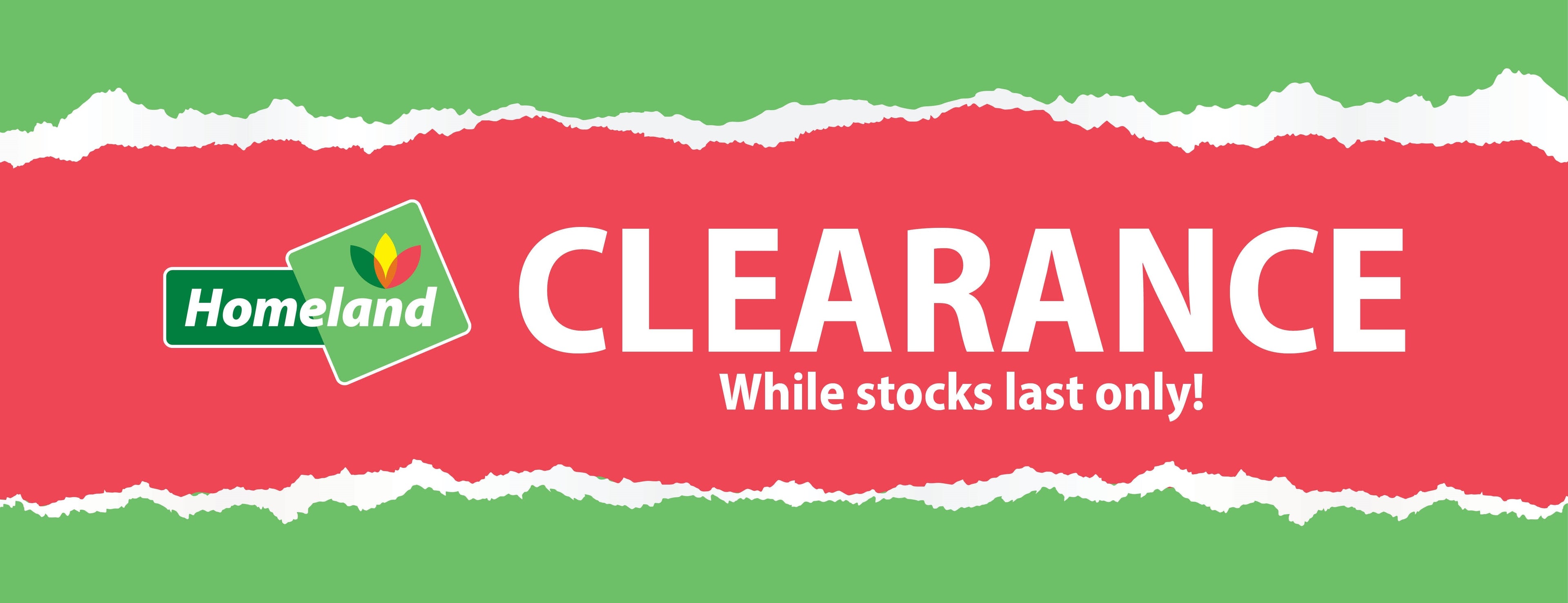 Clearance Sale 2025