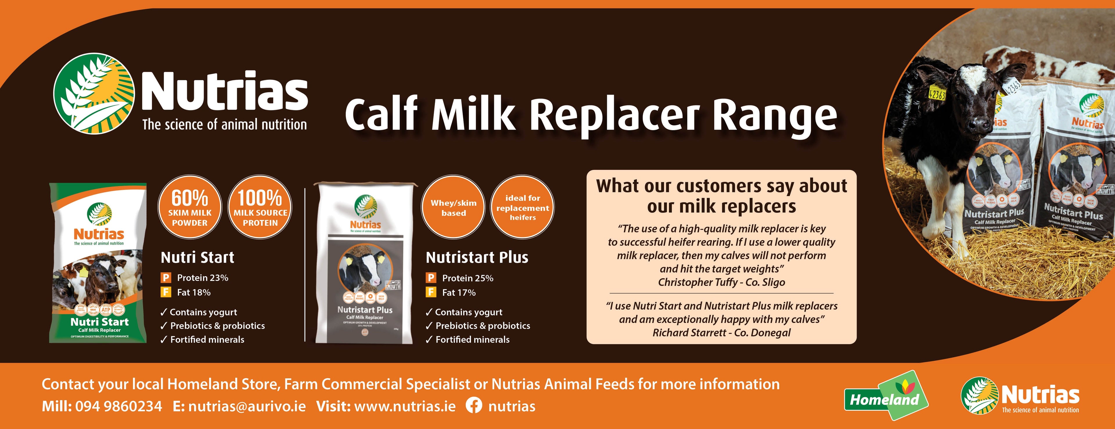 Colostrum & Milk Replacers – homeland-ie