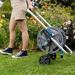 Flopro Metal HD Hose Cart Set with 50m Everyday Hose