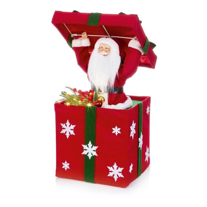 Musical Santa in Giftbox - 90cm