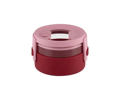 Kilner On the Go 300ml Glass BWL - Pink/Burgandy