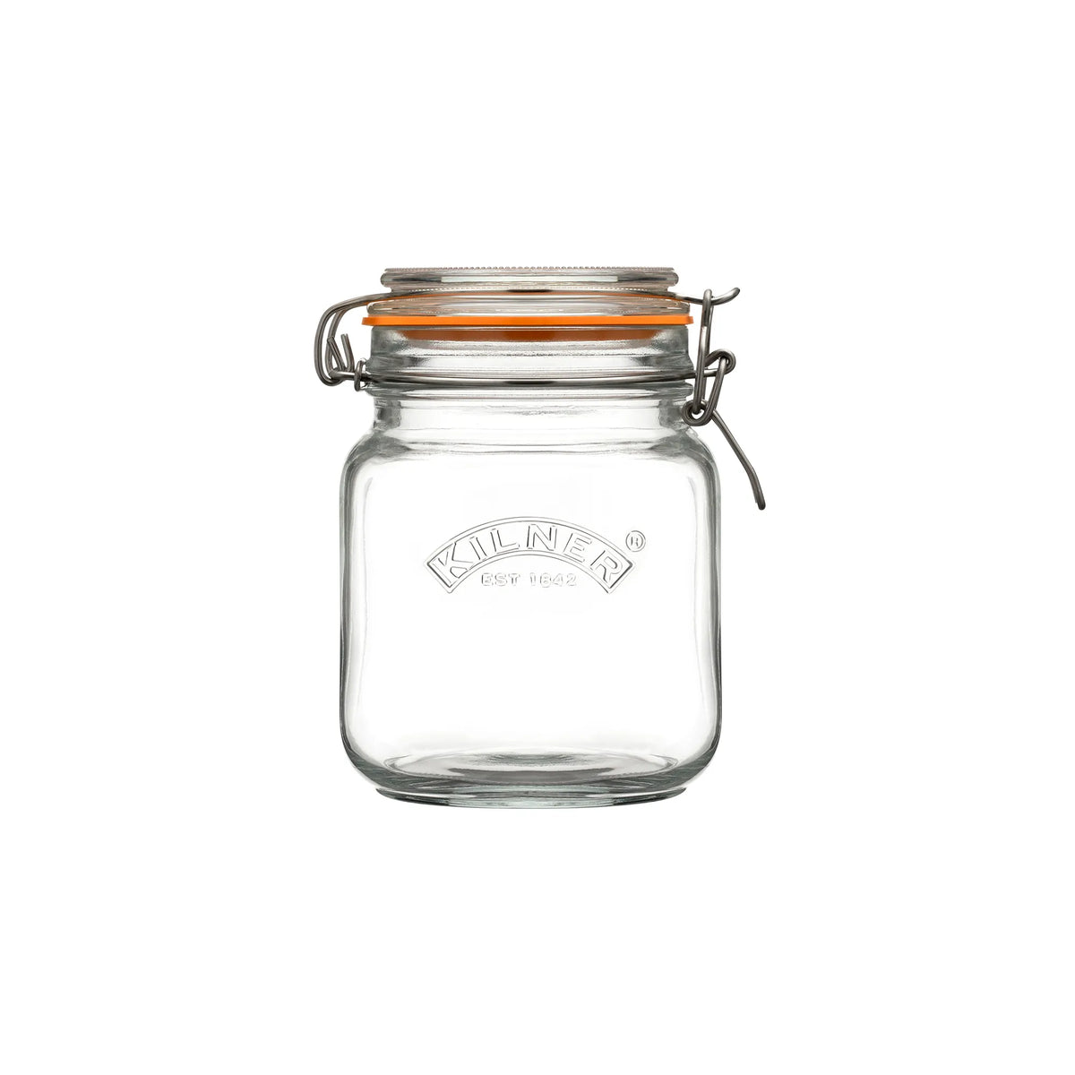 Kilner Clip Top Square Jar 1L