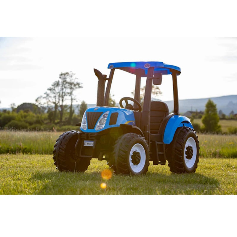New Holland T7 24V Kids Ride On Electric Tractor