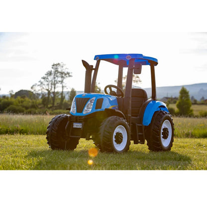 New Holland T7 24V Kids Ride On Electric Tractor