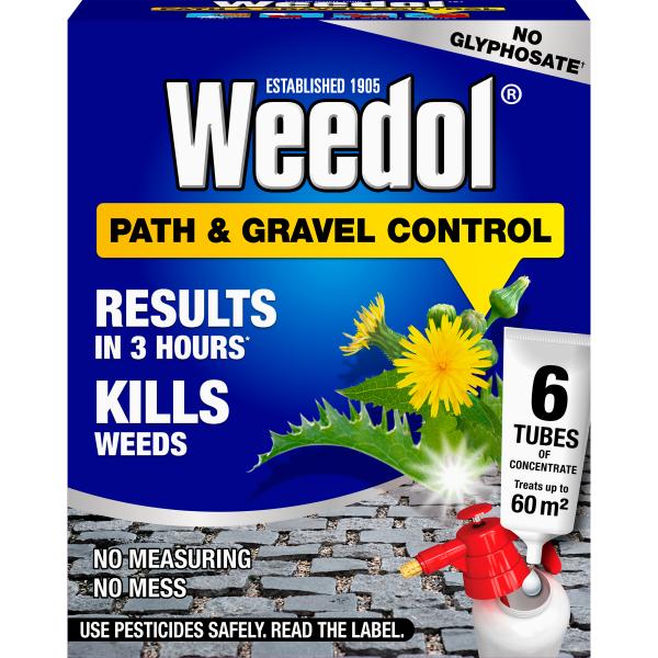 Weedol Path & Gravel Weed Control Tubes - 6 Tubes