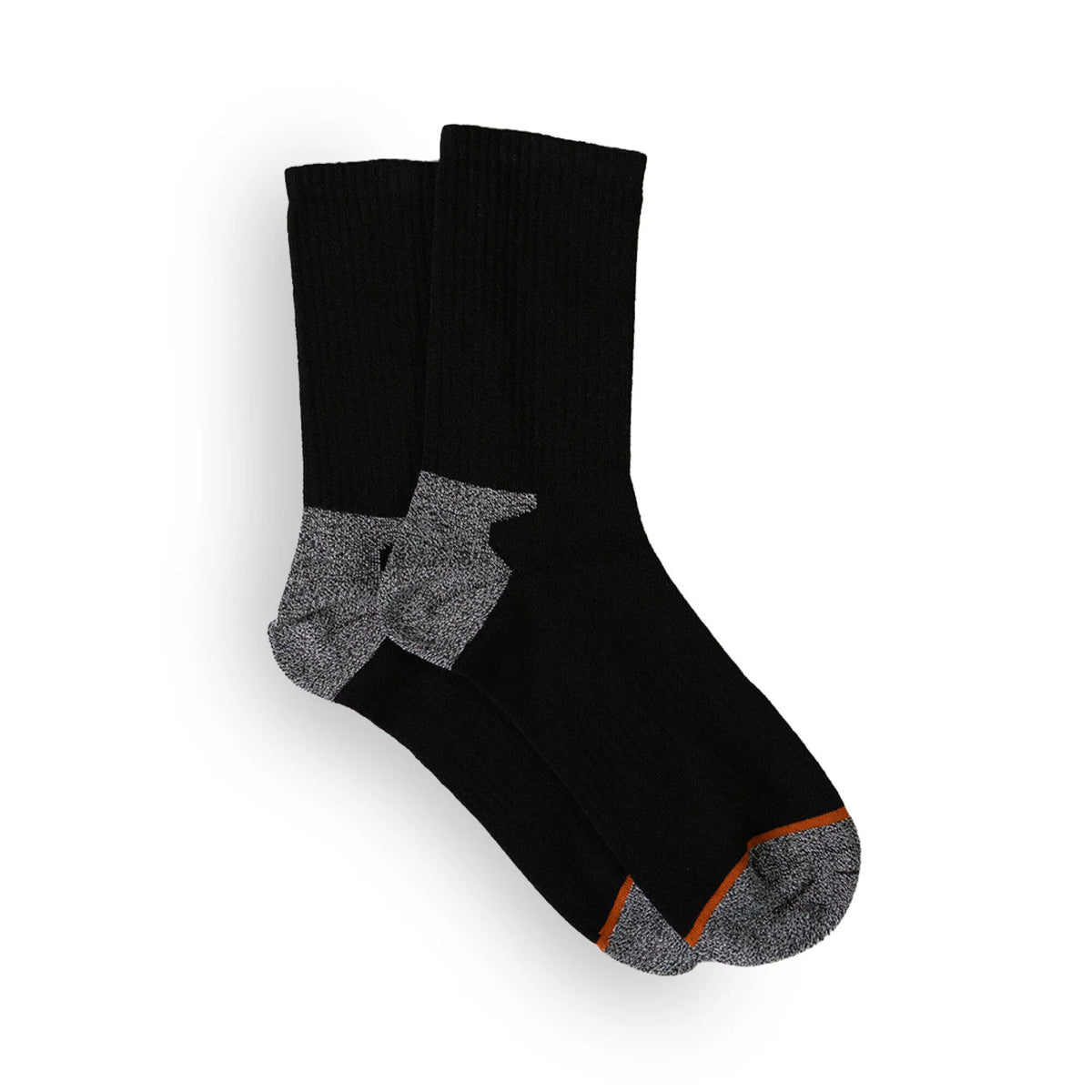 Xpert Crew Socks 5 Pack - Black