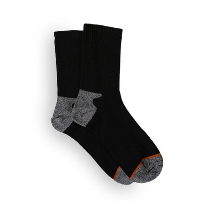 Xpert Crew Socks 5 Pack - Black