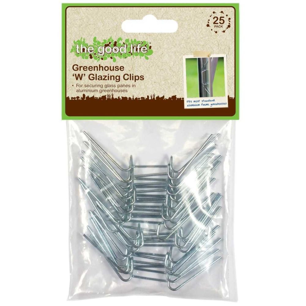 Greenhouse W Glazing Clips (25&