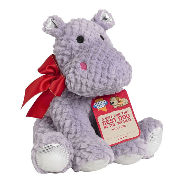 Good Boy Festive Hippo Plush Toy