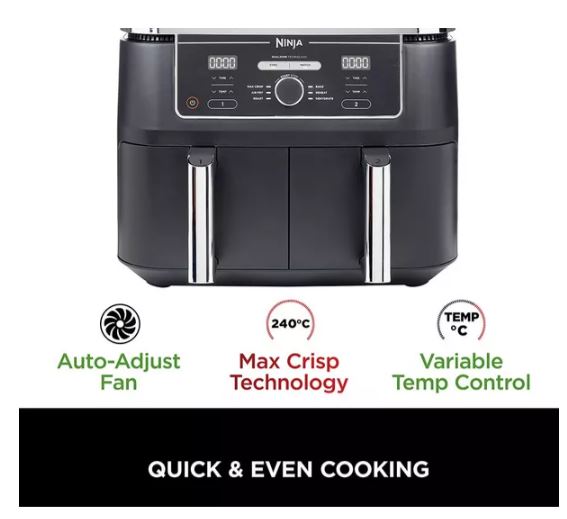 NINJA Foodi MAX Dual Zone AF400UK Air Fryer