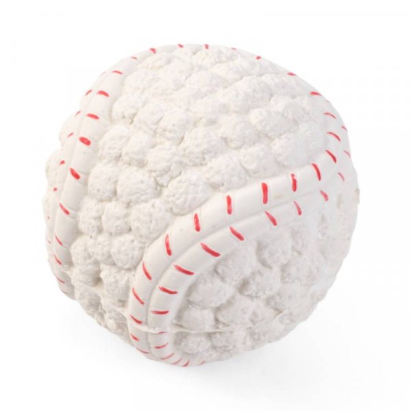 Squeaky 9cm Latex Pooch Ball - Assorted (1 Item Only)