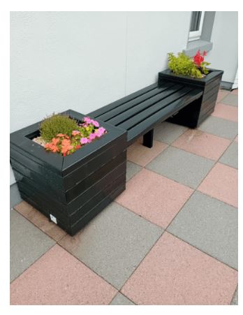 Corrib Planter Bench