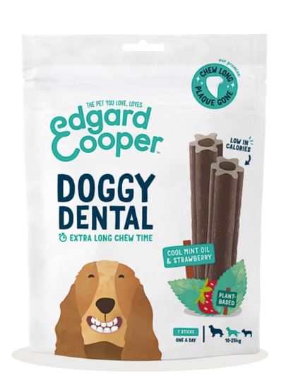 Edgard &amp; Cooper Doggy Dental Mint &amp; Strawberry - Medium