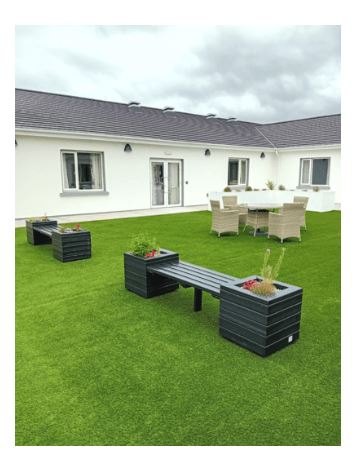 Corrib Planter Bench