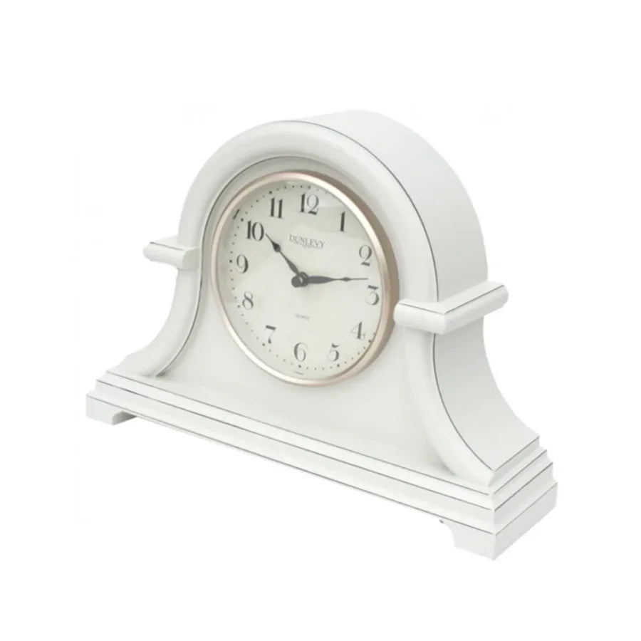 Dunlevy Cream Napoleon Mantel Clock 32cm