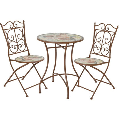 Lyon Mosaic 3 Piece Robin Bistro Set