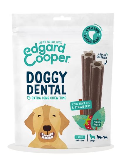 Edgard &amp; Cooper Doggy Dental Mint &amp; Strawberry - Large