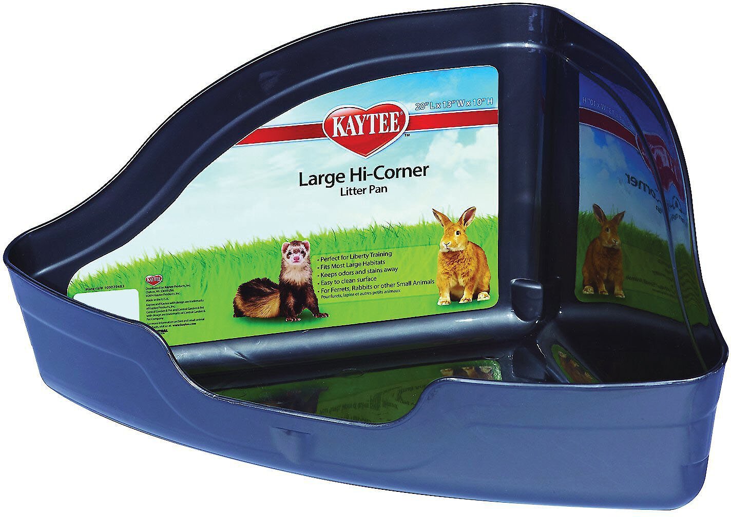Hi Corner Litter Pan 13