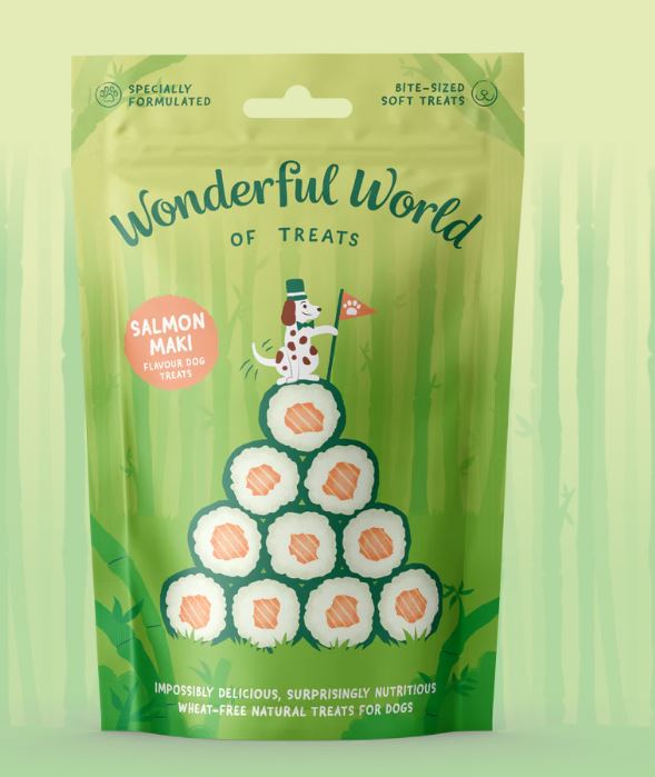 Wonderful World Sushi Salmon Maki Treats 50g