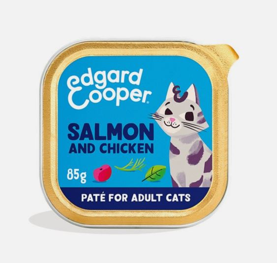 Edgard &amp; Cooper Cat Pate Salmon &amp; Chicken 85g