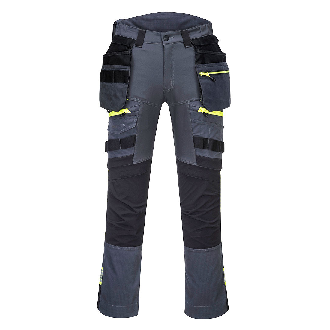 Portwest DX4 Detachable Holster Pocket Trousers Metal Grey