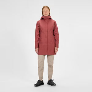Berghaus Omeara Long Waterproof Jacket - Red