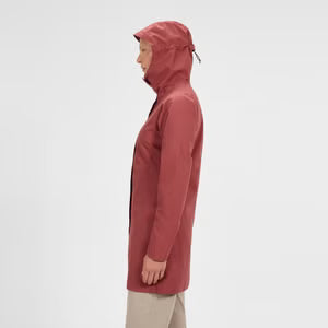 Berghaus Omeara Long Waterproof Jacket - Red