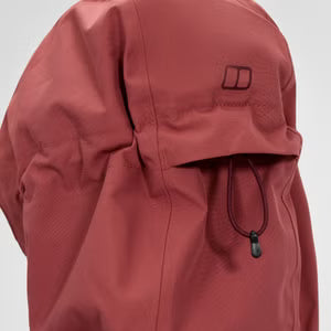 Berghaus Omeara Long Waterproof Jacket - Red