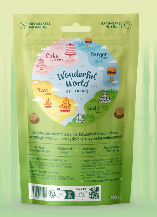 Wonderful World Sushi Duck Maki Treats 50g