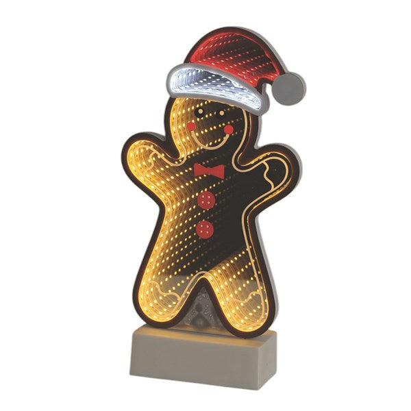 LED Infinity Gingerbread 14x28cm