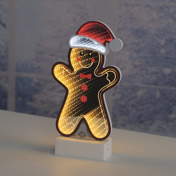 LED Infinity Gingerbread 14x28cm
