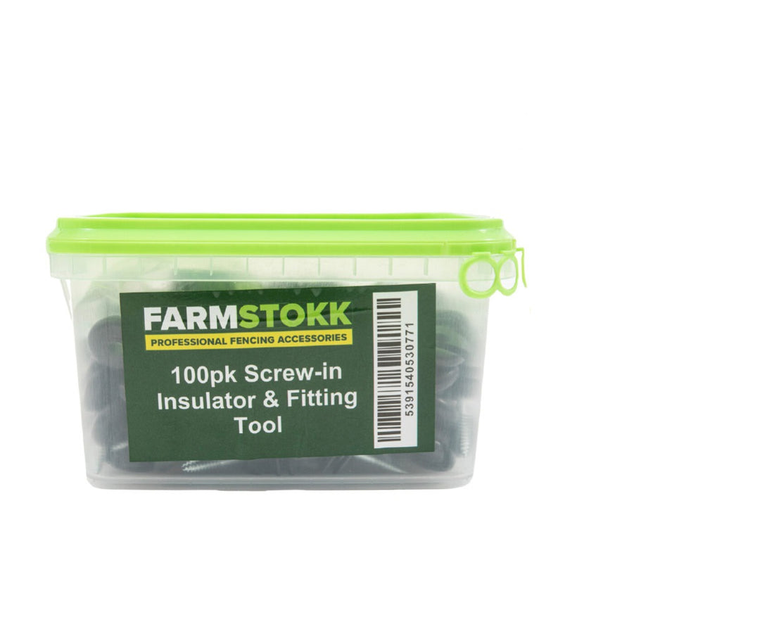 Insulator Screw Type Bucket Of 100 With Fitter